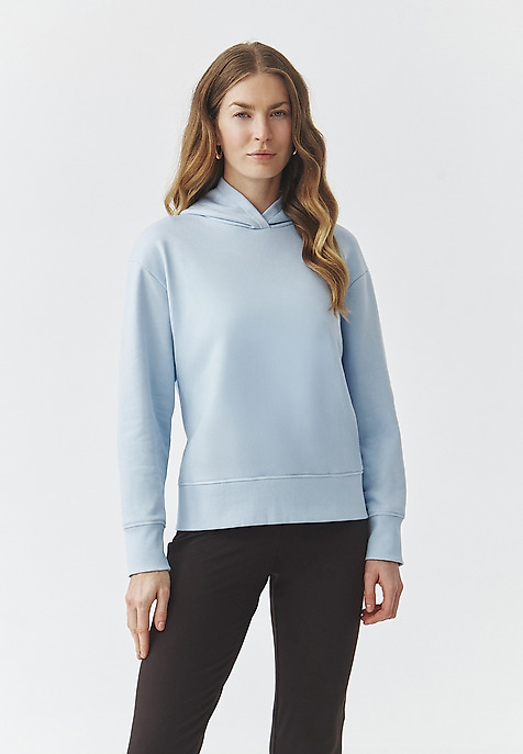 PASTELOWA BLUZA Z KAPTUREM — NULA NIEBIESKI 2
