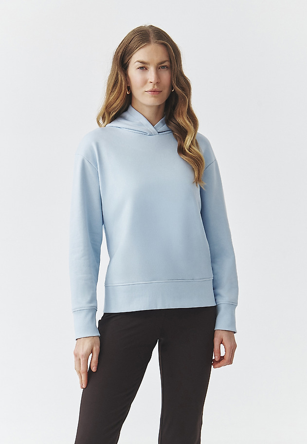PASTEL HOODED SWEATSHIRT — NULA PASTEL HOODED SWEATSHIRT — NULA NIEBIESKI 5