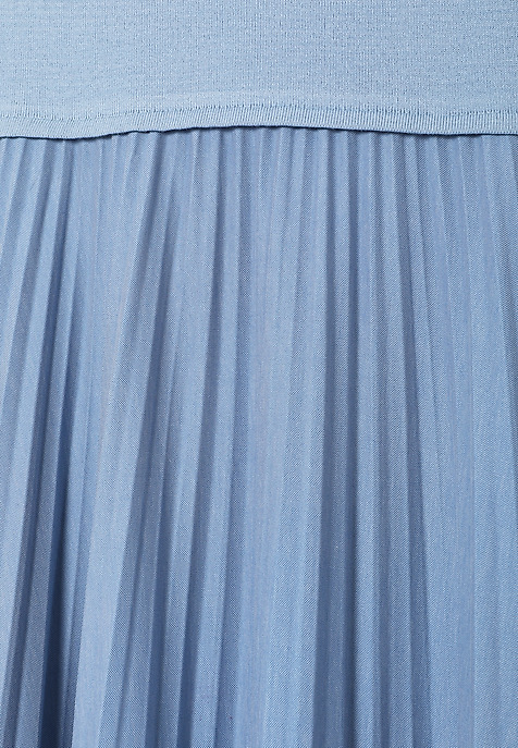 PLEATED DRESS - BELLO BLUE 2