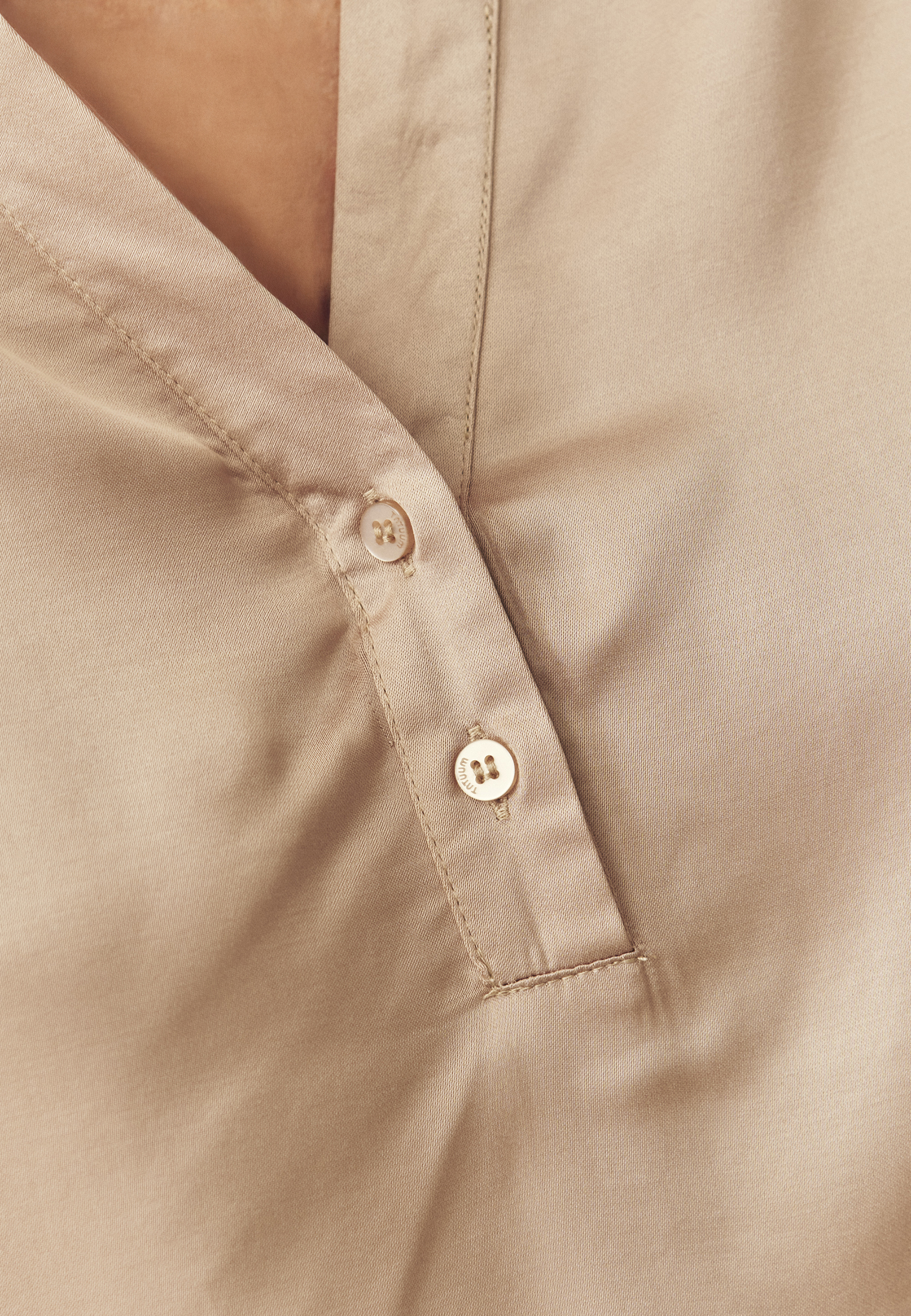 BLUZĂ DE DAMĂ, DIN SATIN DE VISCOZĂ - MARELLI BEJ 2