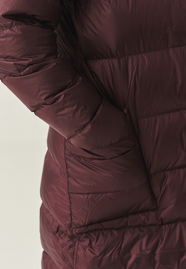 DOWN COAT WITH STAND-UP COLLAR - AKO DOWN COAT WITH STAND-UP COLLAR - AKO RED 4