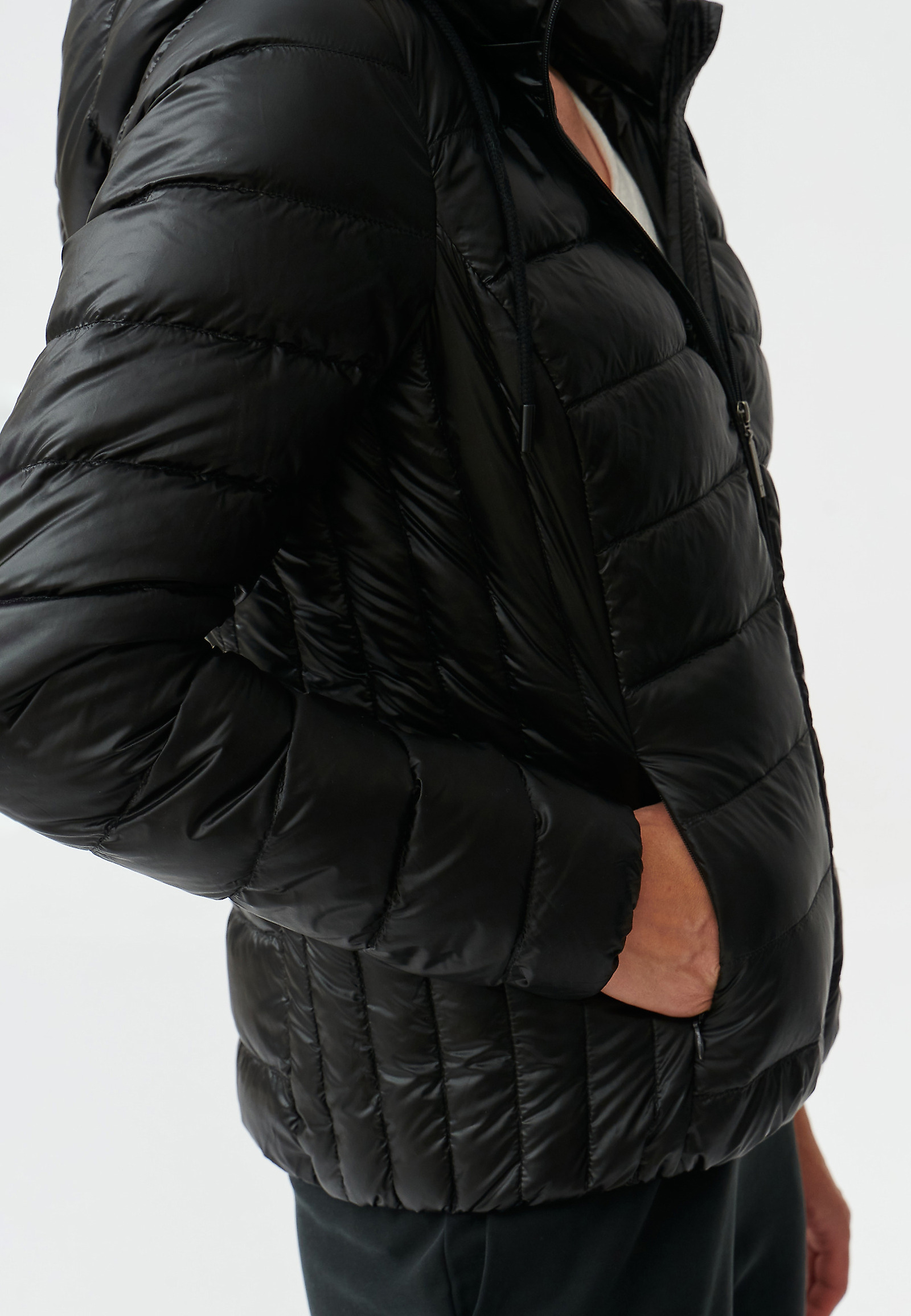 KURTKA DAMSKA TKANINOWA MARKANA KURTKA DAMSKA TKANINOWA MARKANA CZARNY 89698