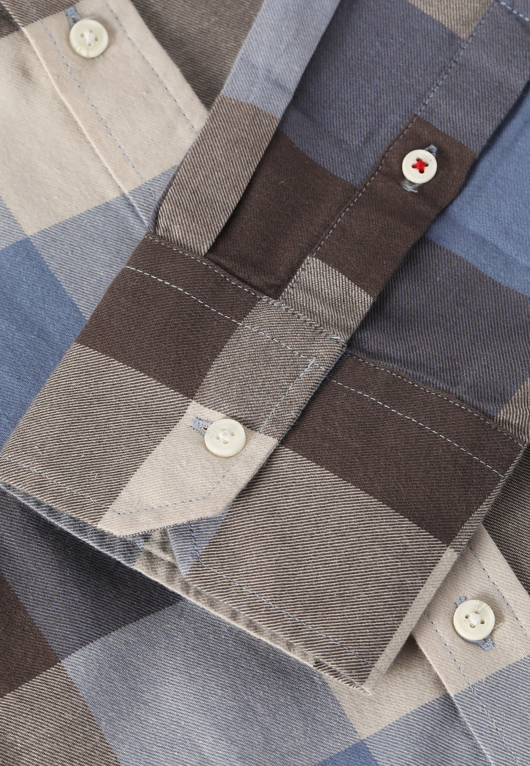 BAWEŁNIANA KOSZULA MĘSKA W KRATĘ Z DŁUGIM RĘKAWEM FRANK CLASSIC MULTIKOLOR 2