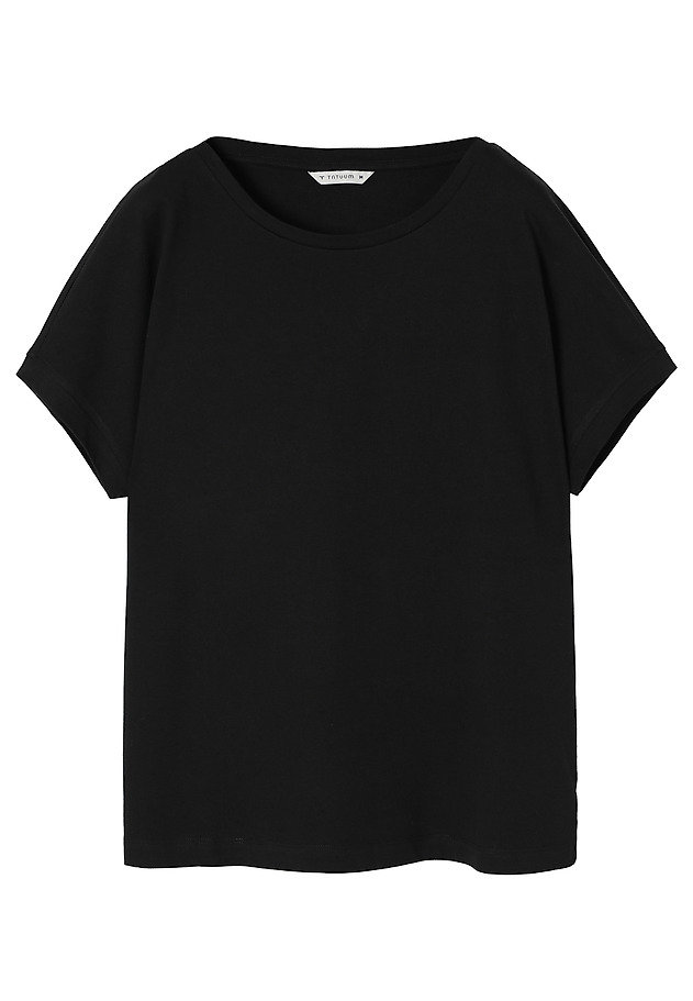 BAWEŁNIANY T-SHIRT - ANOKO BAWEŁNIANY T-SHIRT - ANOKO CZARNY 6