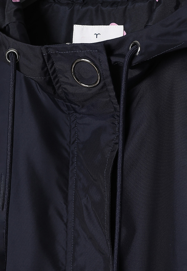 SPRING LADIES’ JACKET WITH A HOOD - ALBERTA SPRING LADIES’ JACKET WITH A HOOD - ALBERTA NAVY BLUE 9