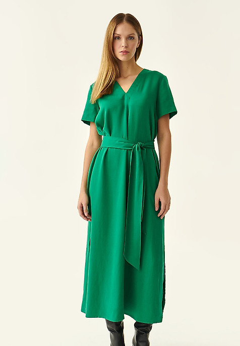 ROCHIE MAXI GOGI DIN LYOCELL ȘI IN VERDE 2