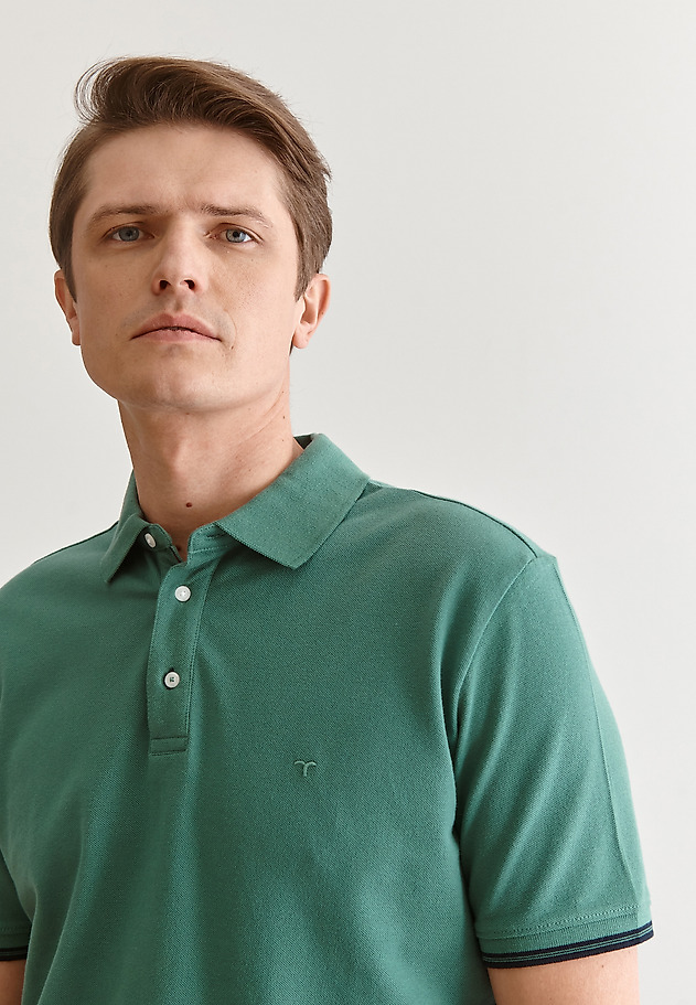 MEN' COTTON POLO SHIRT JAY 4 MEN' COTTON POLO SHIRT JAY 4 GREEN 6