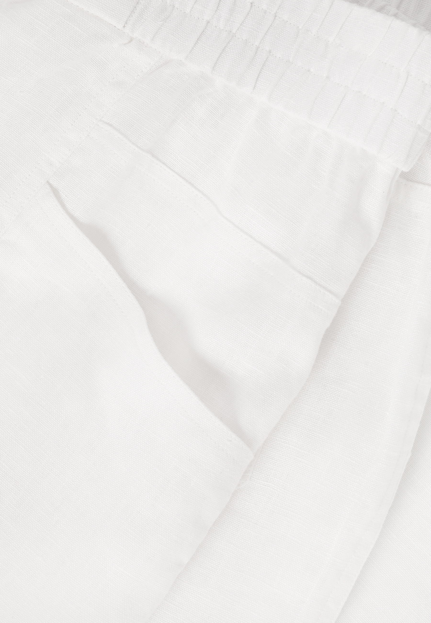 PANTALONI DIN IN, CU CRAC LARG - SUDONE ALB 2