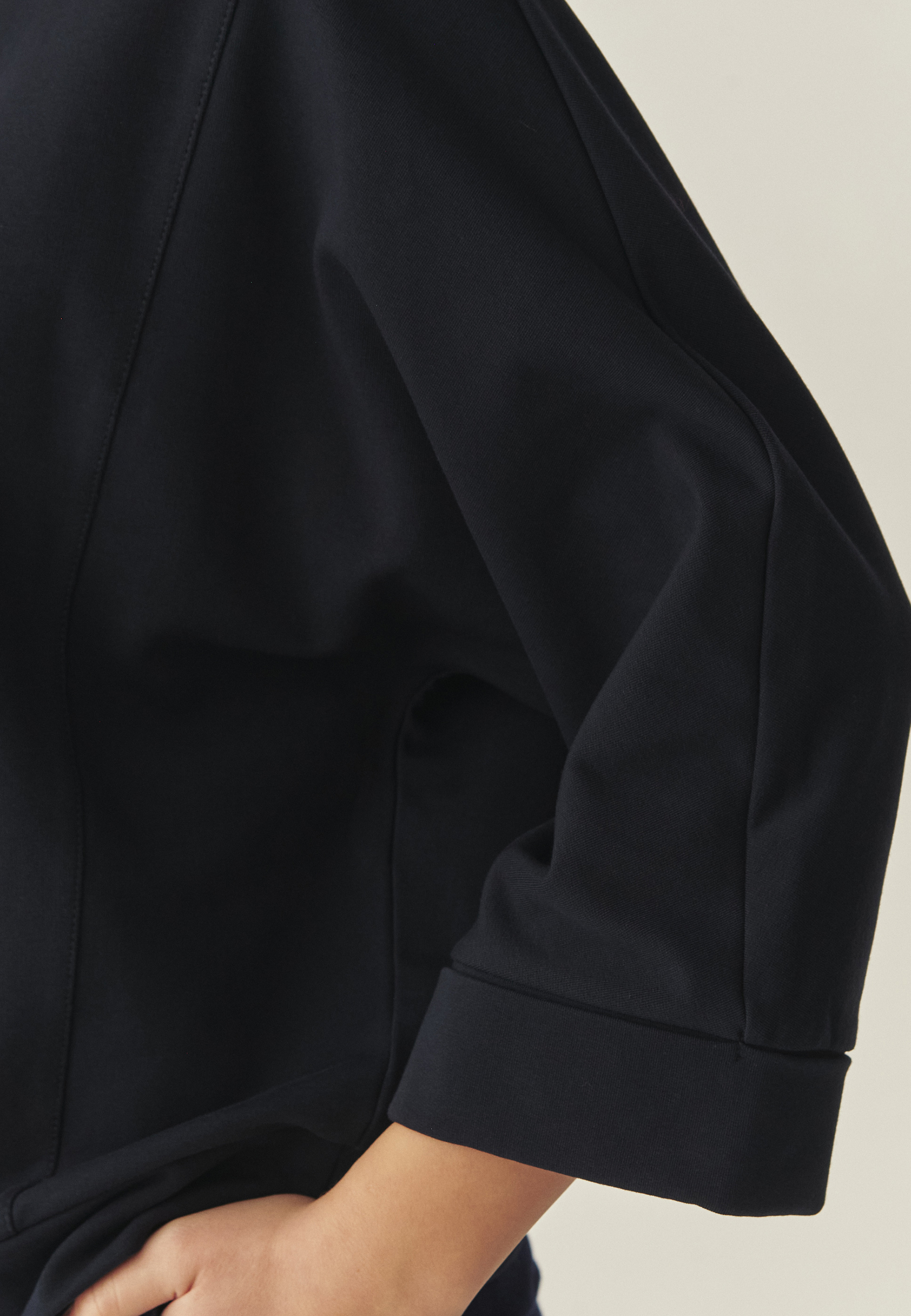 DZIANINOWA BLUZA Z BAWEŁNĄ -SULEN