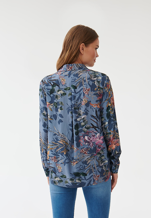 LADIES’ STRIPED BLOUSE IN FLORAL PATTERN SASENAK LADIES’ STRIPED BLOUSE IN FLORAL PATTERN SASENAK MULTICOLOR 3