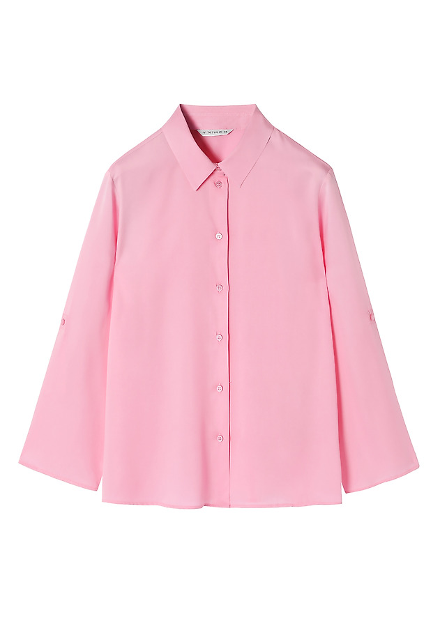 LADIES’ SHIRT WITH ROLLED-UP SLEEVES - ISLA LADIES’ SHIRT WITH ROLLED-UP SLEEVES - ISLA RÓŻOWY 7