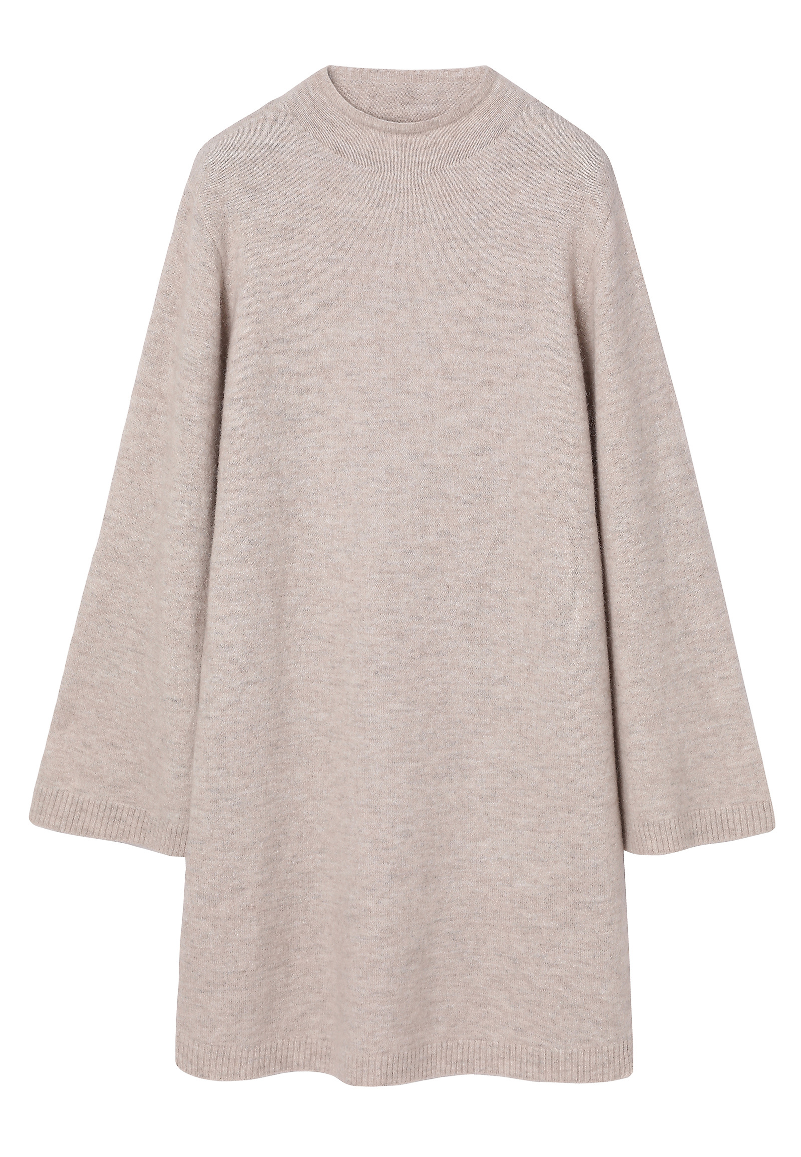 LOOSE-FIT WOOL DRESS - CANARSIE LOOSE-FIT WOOL DRESS - CANARSIE BEIGE 116414