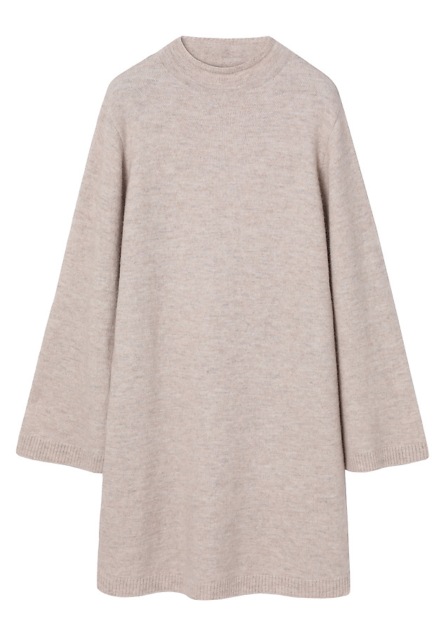 LOOSE-FIT WOOL DRESS - CANARSIE LOOSE-FIT WOOL DRESS - CANARSIE BEIGE 8