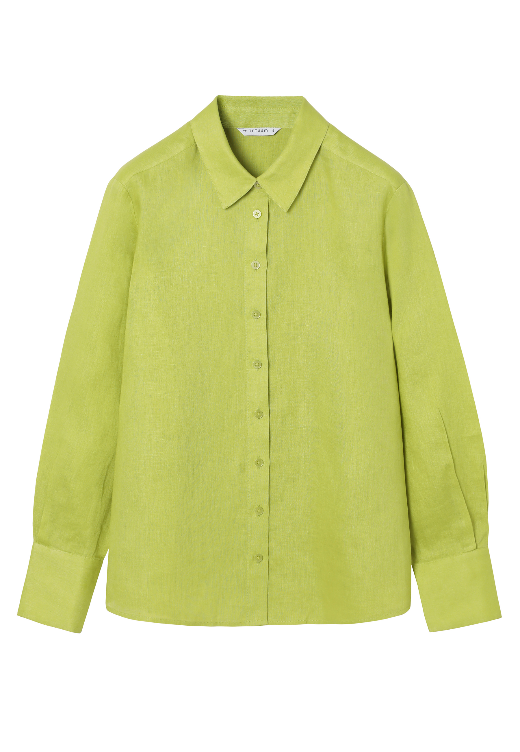 KLASYCZNA KOSZULA Z LNU - ELWI ZIELONY 2