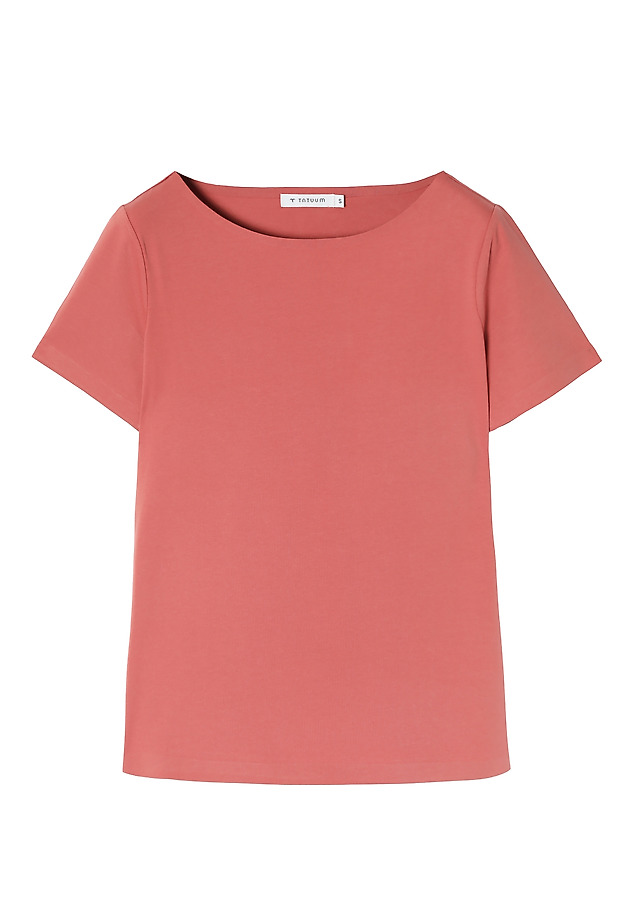 LADIES’ SHORT SLEEVED BLOUSE WITH SEAMLESS FINISH - MIKAJA 2 LADIES’ SHORT SLEEVED BLOUSE WITH SEAMLESS FINISH - MIKAJA 2 PINK 5