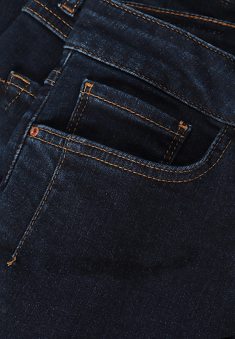 LADIES' DENIM JEANS RULKO NAVY BLUE 2