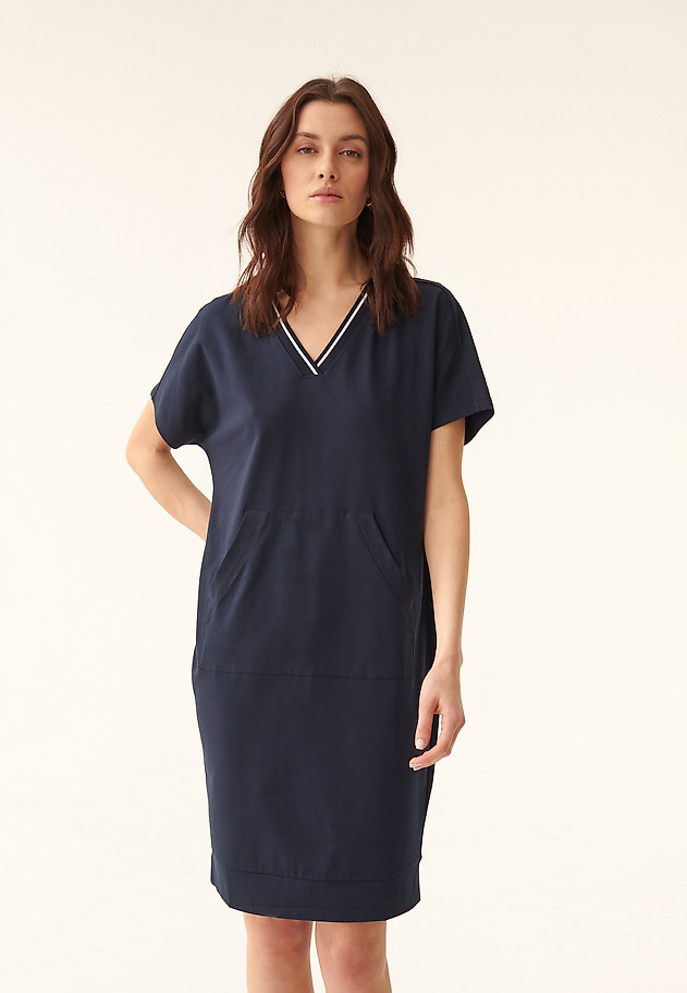 LADIES' SHORT SLEEVE MAXI DRESS SIMONA LADIES' SHORT SLEEVE MAXI DRESS SIMONA GRANATOWY 2