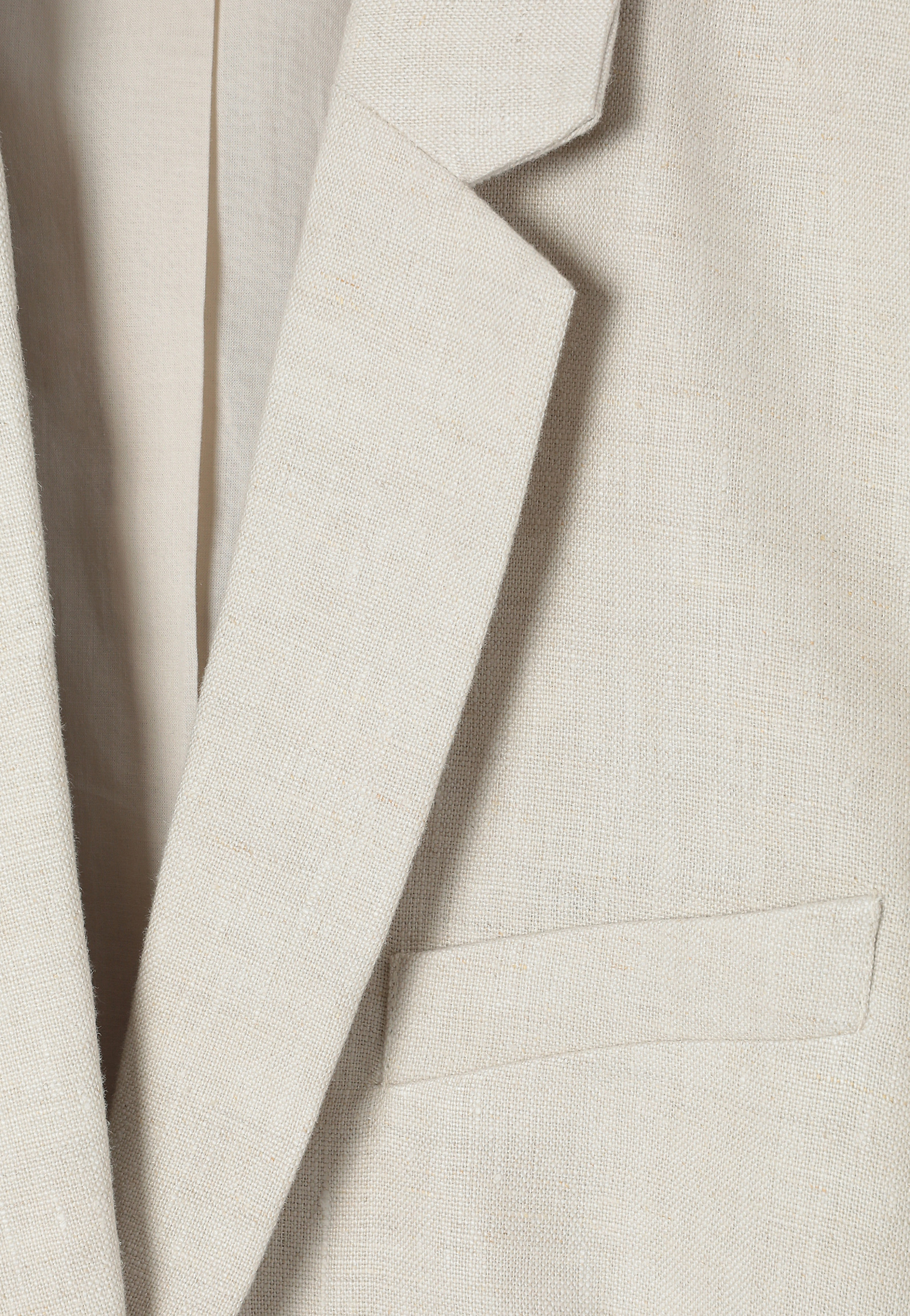 OHLAPEN BLAZER IZ LANU - MEKO OHLAPEN BLAZER IZ LANU - MEKO BEŽ 109837