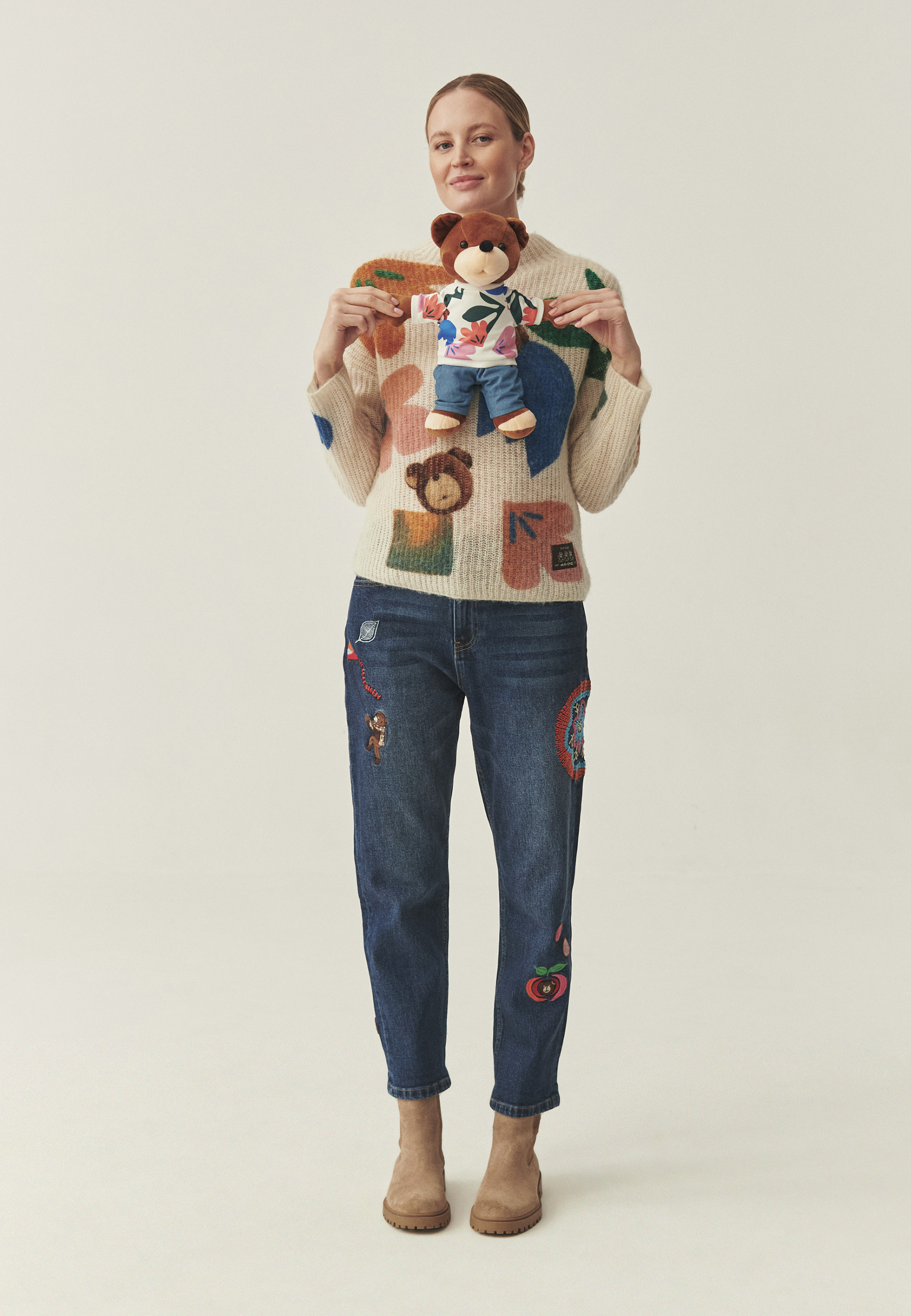 PLUSZOWY MIŚ USZATEK - TOY-BEAR 4 BEŻOWY 2