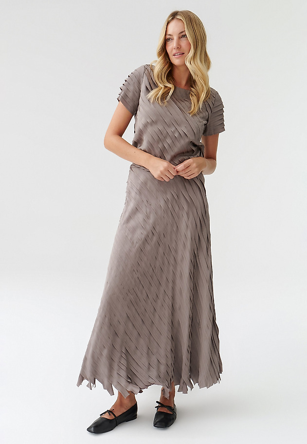 LADIES’ SKIRT WIH DECORATIVE STITCHING DAKNA LADIES’ SKIRT WIH DECORATIVE STITCHING DAKNA BRĄZOWY 7