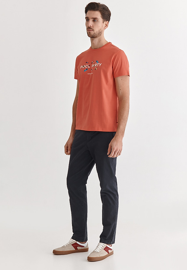 MEN'S COTTON T-SHIRT MIKIN 20 MEN'S COTTON T-SHIRT MIKIN 20 RED 1