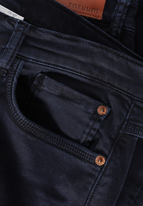 LADIES’ FITTED TROUSERS - ROMIKI 1 NAVY BLUE 2