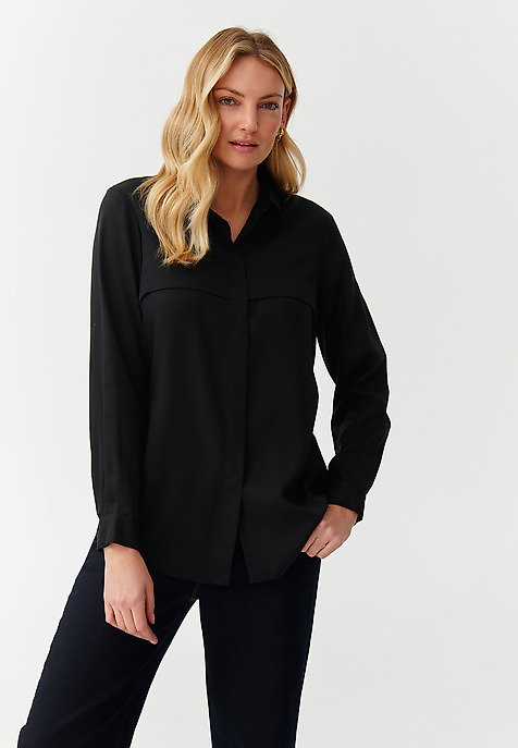 ELEGANT LADIES’ SHIRT - KOROTA BLACK 2