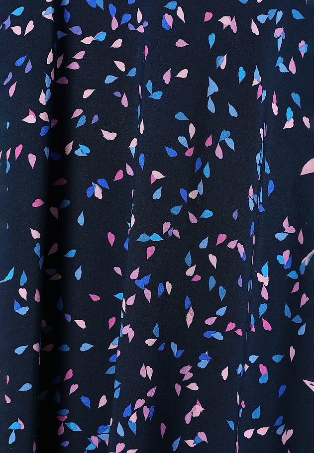 PATTERNED LADIES’ MAXI DRESS WITH 3/4 SLEEVES - ROZOMKA PATTERNED LADIES’ MAXI DRESS WITH 3/4 SLEEVES - ROZOMKA MULTIKOLOR 6