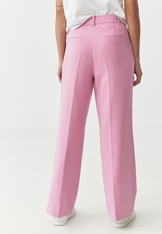 WIDE-LEGGED SUIT TROUSERS — MASDA WIDE-LEGGED SUIT TROUSERS — MASDA RÓŻOWY 5