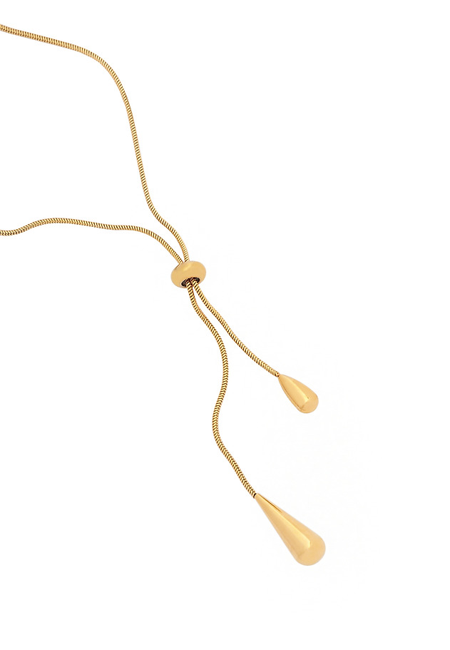 LONG NECKLACE — ROJMI LONG NECKLACE — ROJMI ZŁOTY 3