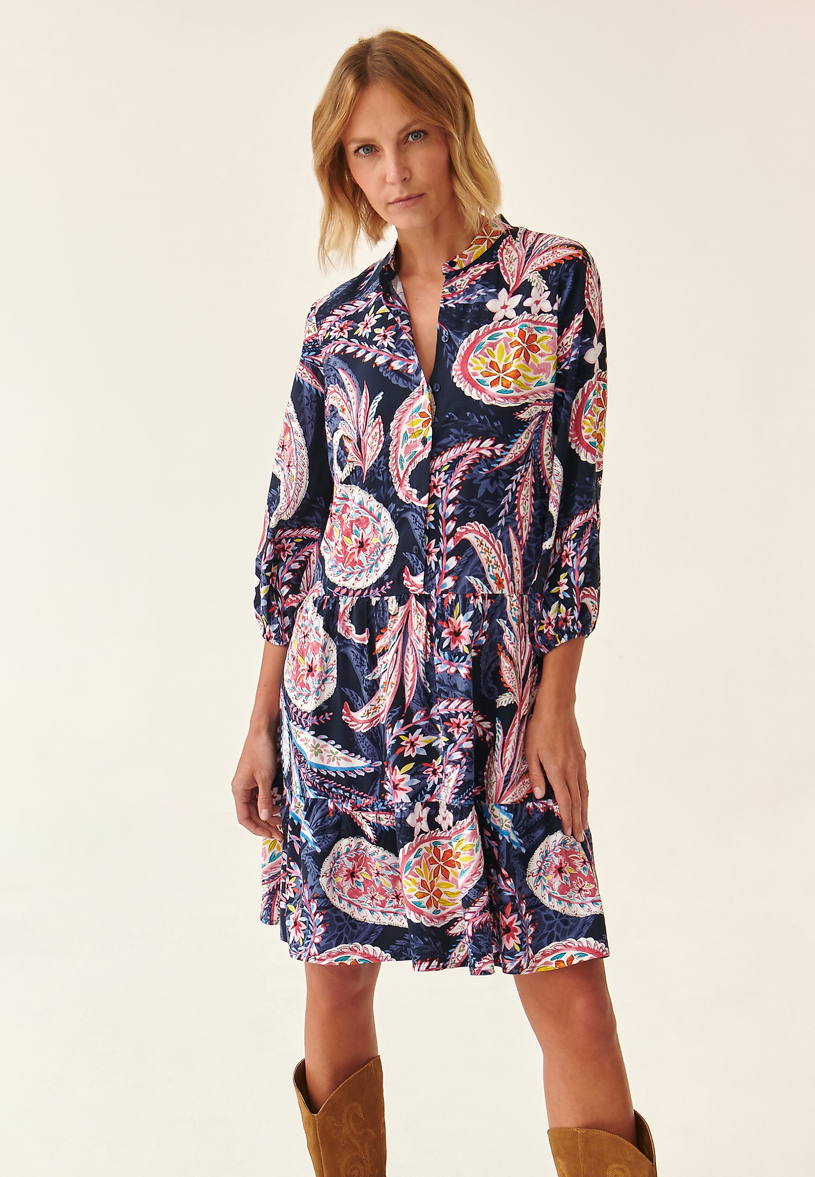 LADIES' SHORT DRESS MIRAMI LADIES' SHORT DRESS MIRAMI MULTICOLOR 87115