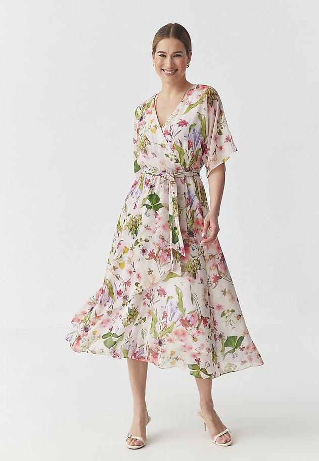 CHIFFON FLORAL DRESS - BOSANI CHIFFON FLORAL DRESS - BOSANI MULTIKOLOR 2