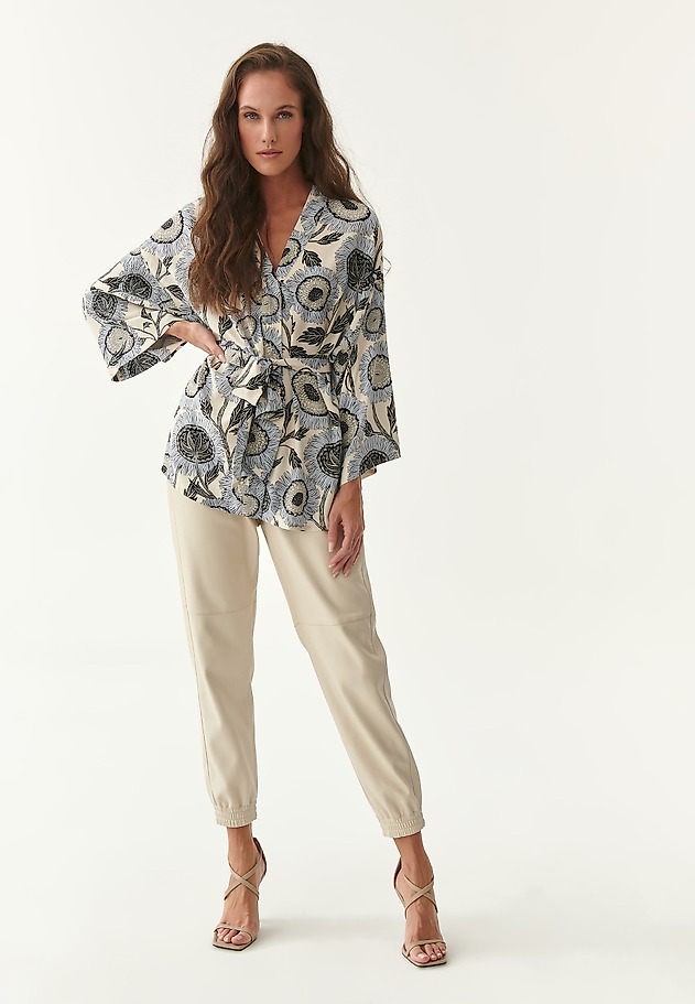 LADIES' WRAP BLOUSE TAWINA LADIES' WRAP BLOUSE TAWINA MULTICOLOR 5