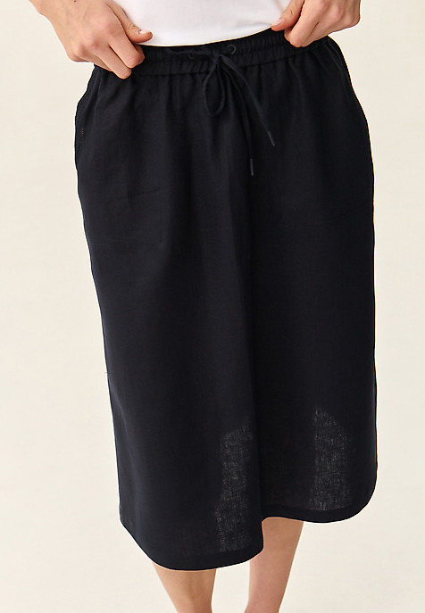 LADIES' CLASSIC SKIRT KOLIKO NAVY BLUE 2