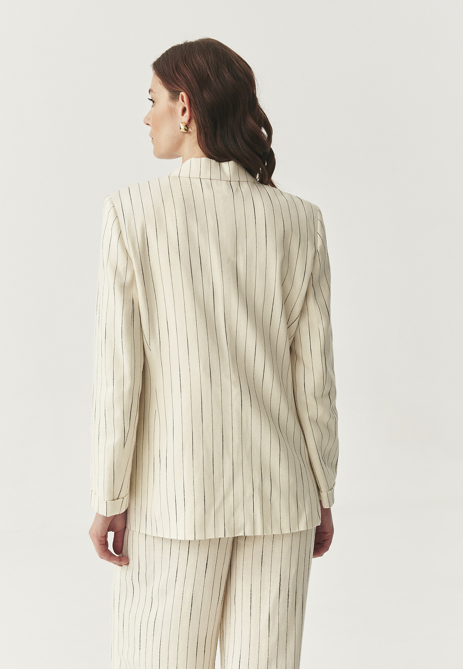 PASIČASTA TKANA BLAZER - SETIS PASIČASTA TKANA BLAZER - SETIS ECRU 111825