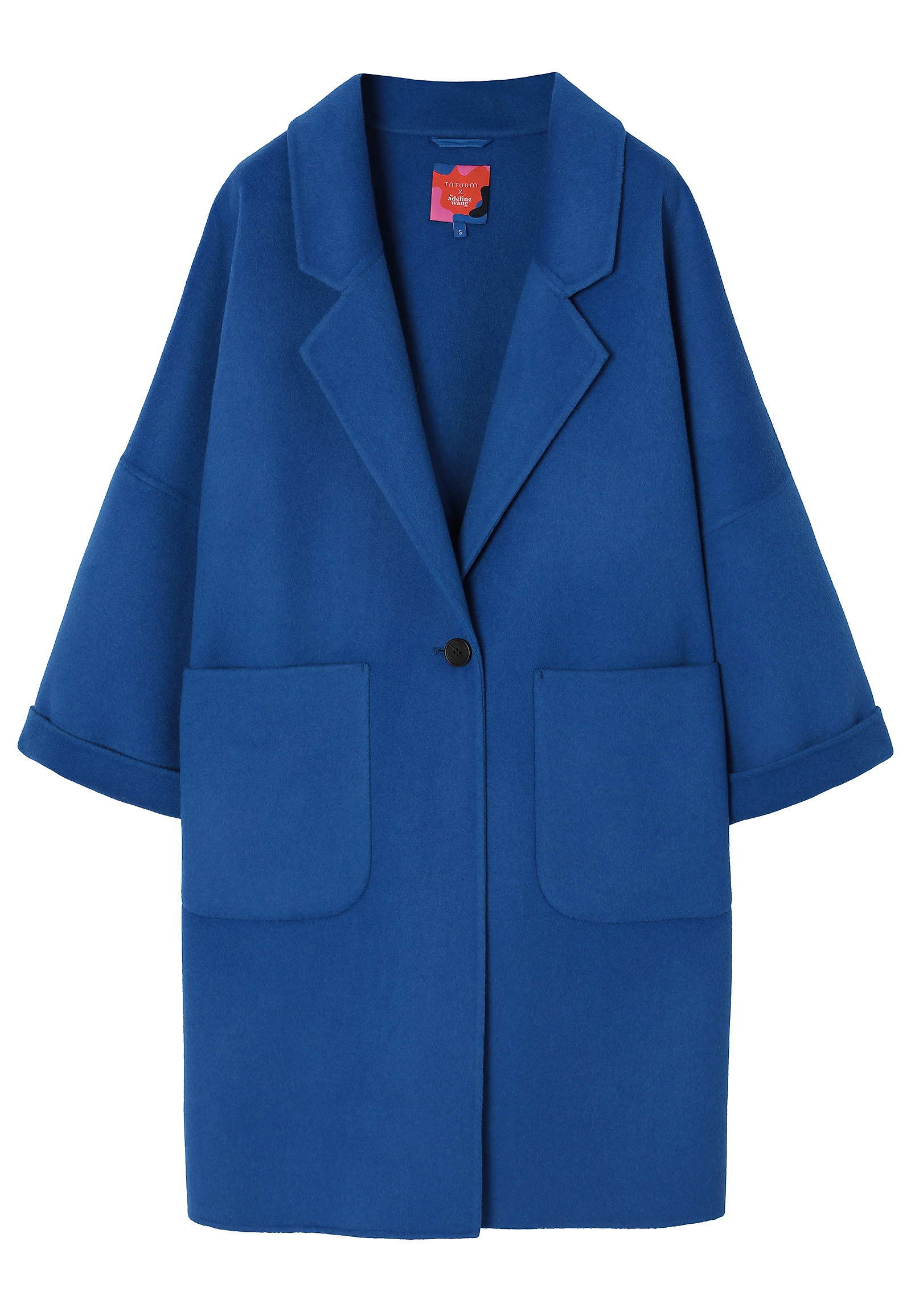 KOBALTOVÝ KABÁT S VLNOU – MISIOLANTA KOBALTOVÝ KABÁT S VLNOU – MISIOLANTA MODRÁ 114145