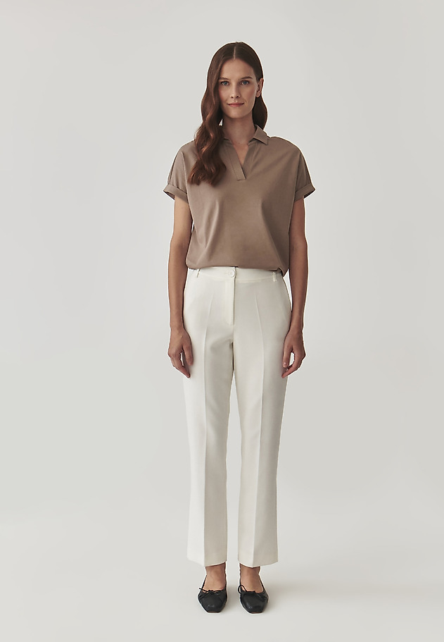 ELEGANT LADIES’ TROUSERS - LATONI 1 ELEGANT LADIES’ TROUSERS - LATONI 1 ECRU 1