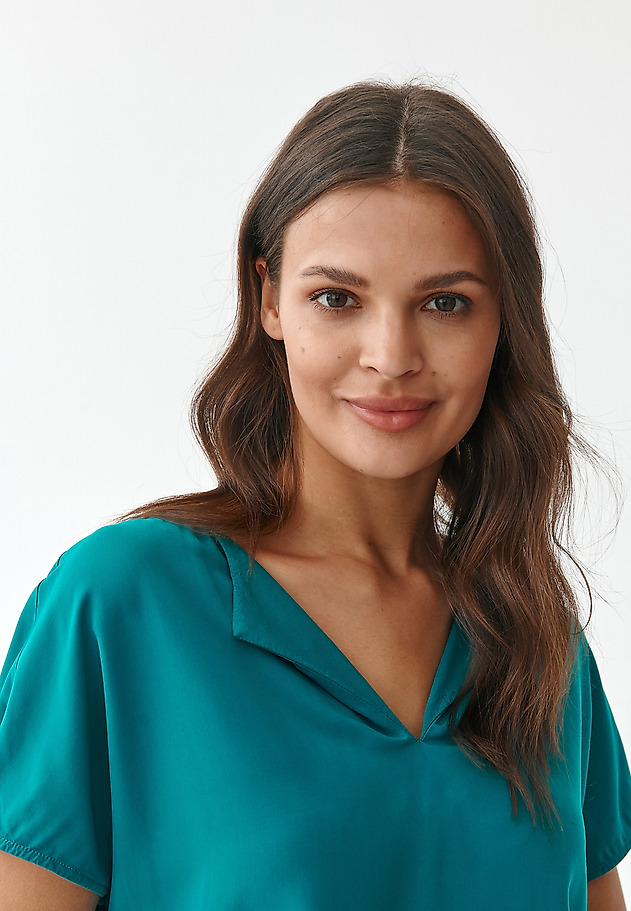 BLUZKA DAMSKA TANITA BLUZKA DAMSKA TANITA NIEBIESKI 3