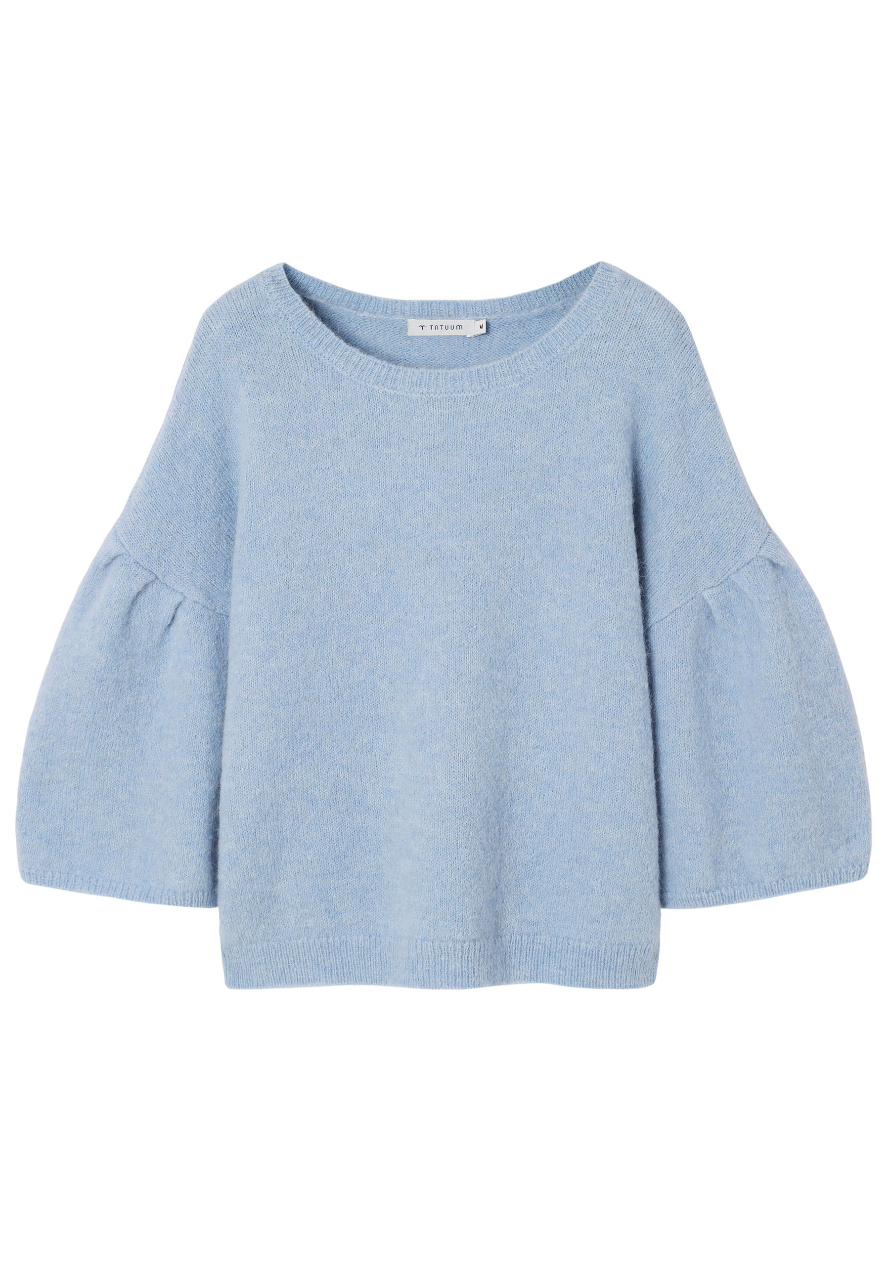 SWETER Z WEŁNĄ I ALPAKĄ - ANDY NIEBIESKI 2