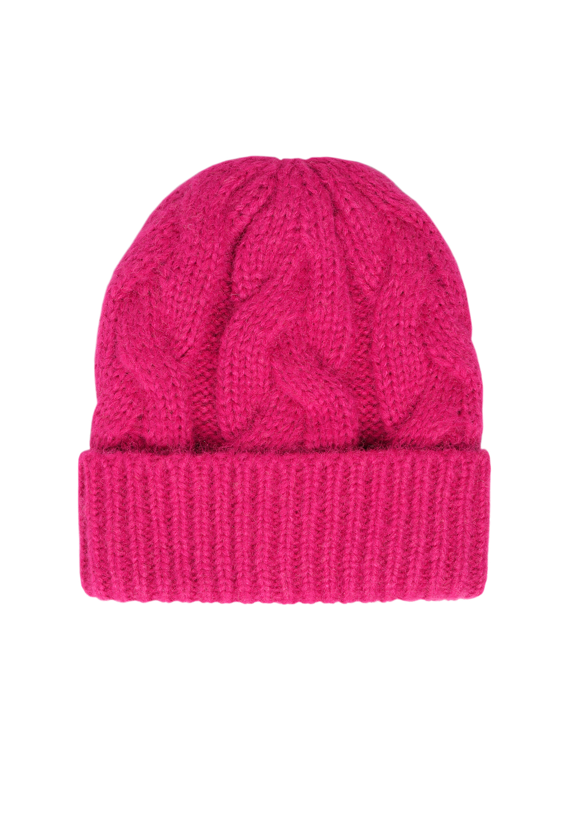 CZAPKA Z DOMIESZKĄ WEŁNY - WERONA 1 CZERWONY 2