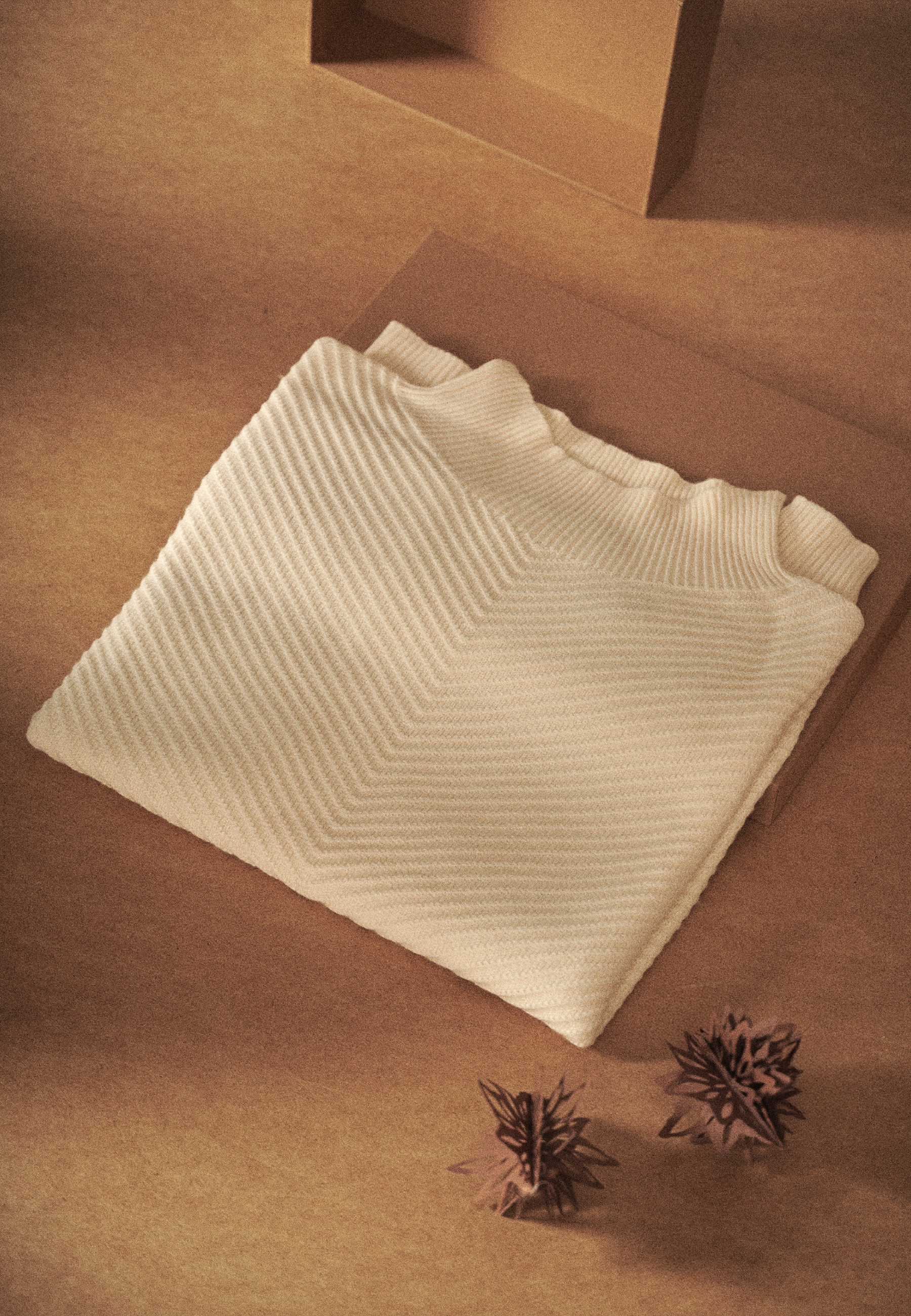 SMUČARSKI JOPIČ S TURTLE VRATOM - IRISA ECRU 2