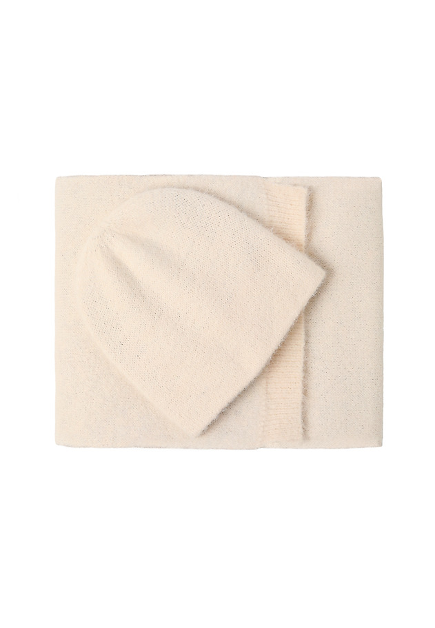 HAT WITH WOOL BLEND - DOVLY HAT WITH WOOL BLEND - DOVLY BEIGE 4