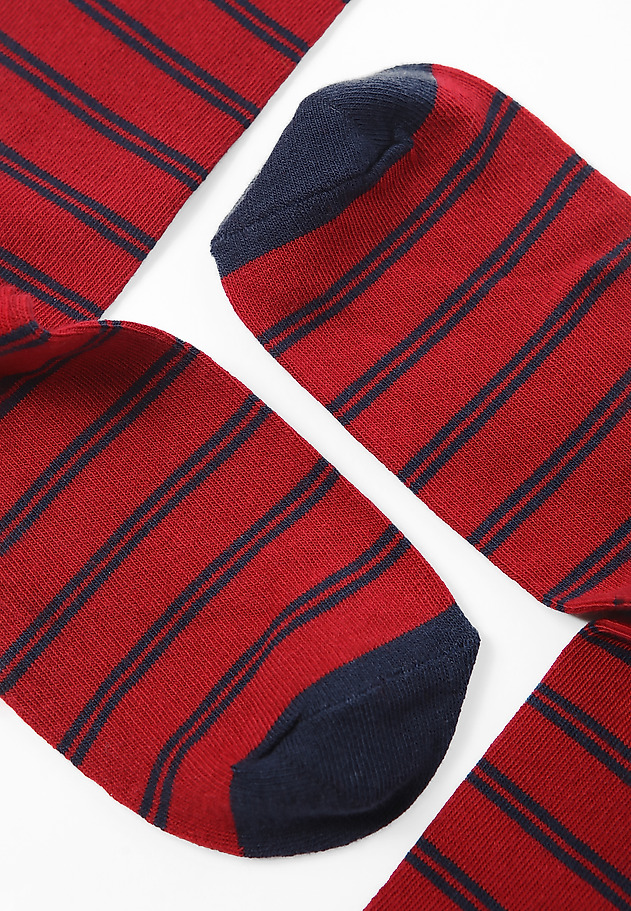 MEN'S SOCKS FRANCO AW22 4 MEN'S SOCKS FRANCO AW22 4 RED 2