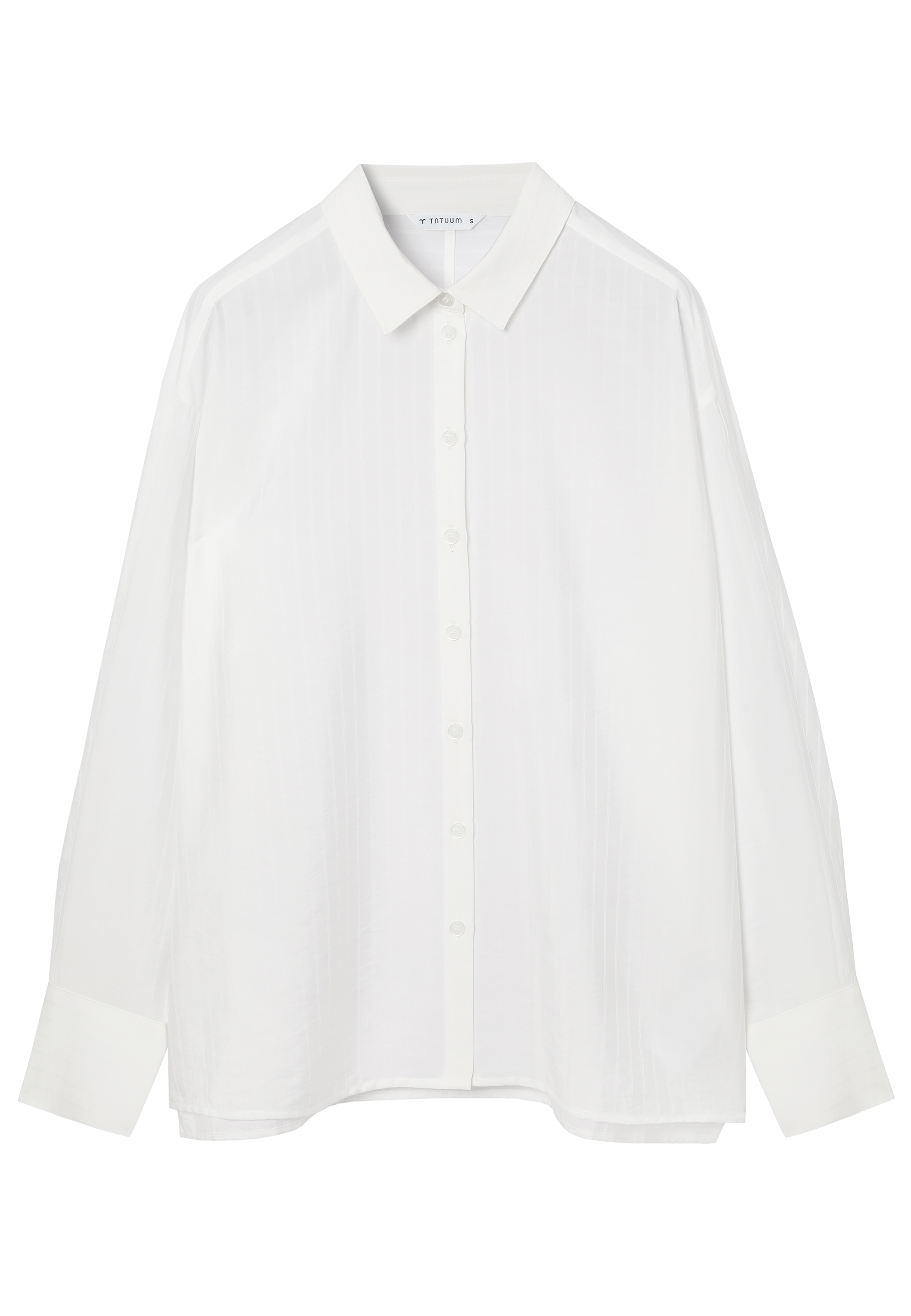 SATYNOWA KOSZULA W PASKI - NAYA BIAŁY 2