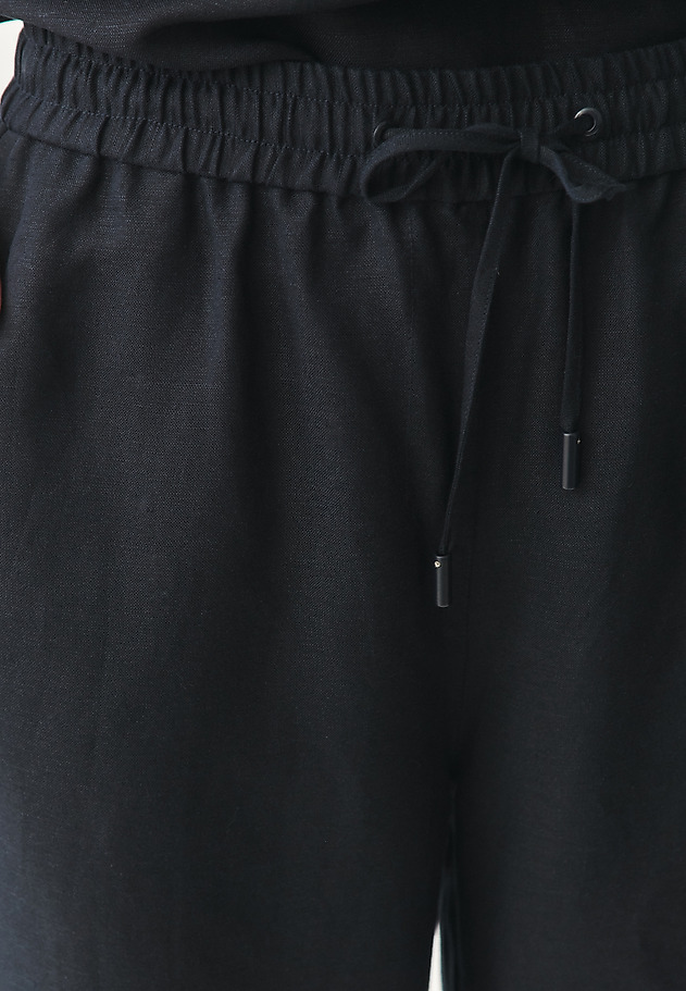 WIDE LEG TROUSERS - PULIO 2 WIDE LEG TROUSERS - PULIO 2 GRANATOWY 5