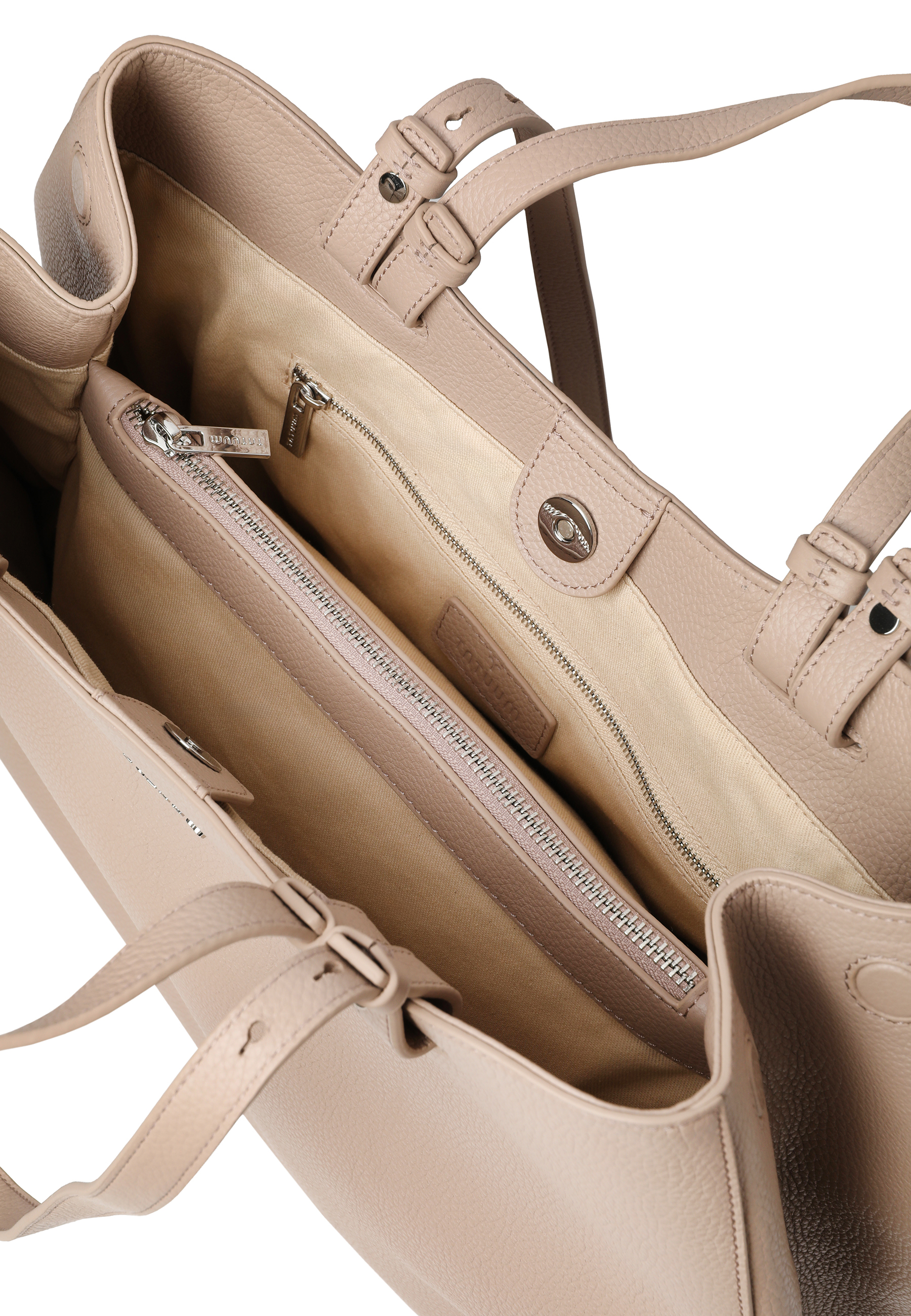 DÁMSKA KOŽENÁ KABELKA – LIVETTA BÉŽOVÁ 2