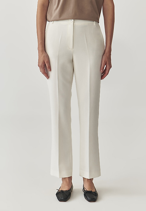 ELEGANT LADIES’ TROUSERS - LATONI 1 ECRU 2