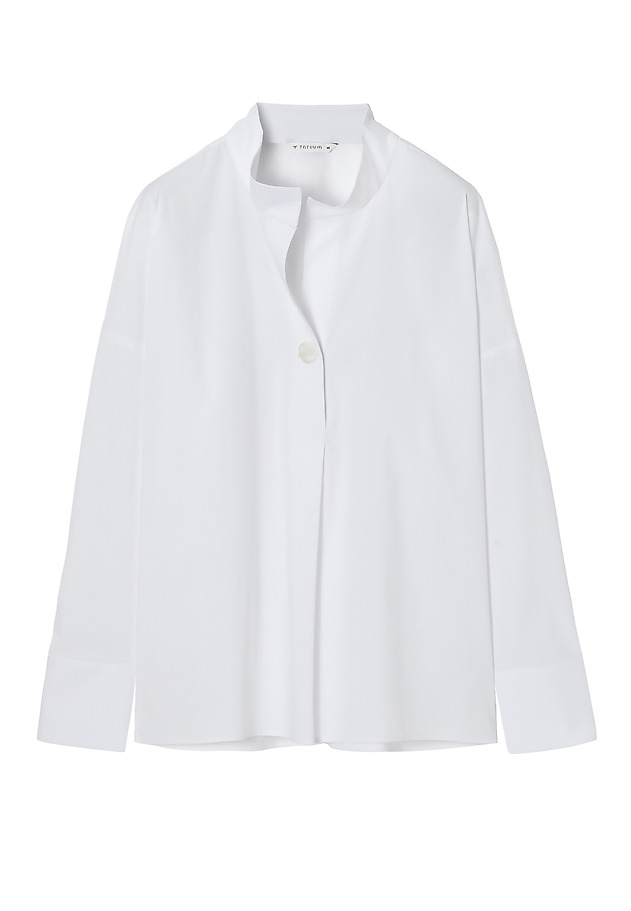 LADIES’ LOOSE SHIRT WITH DECORATIVE BELT LOTARI LADIES’ LOOSE SHIRT WITH DECORATIVE BELT LOTARI BIAŁY 6