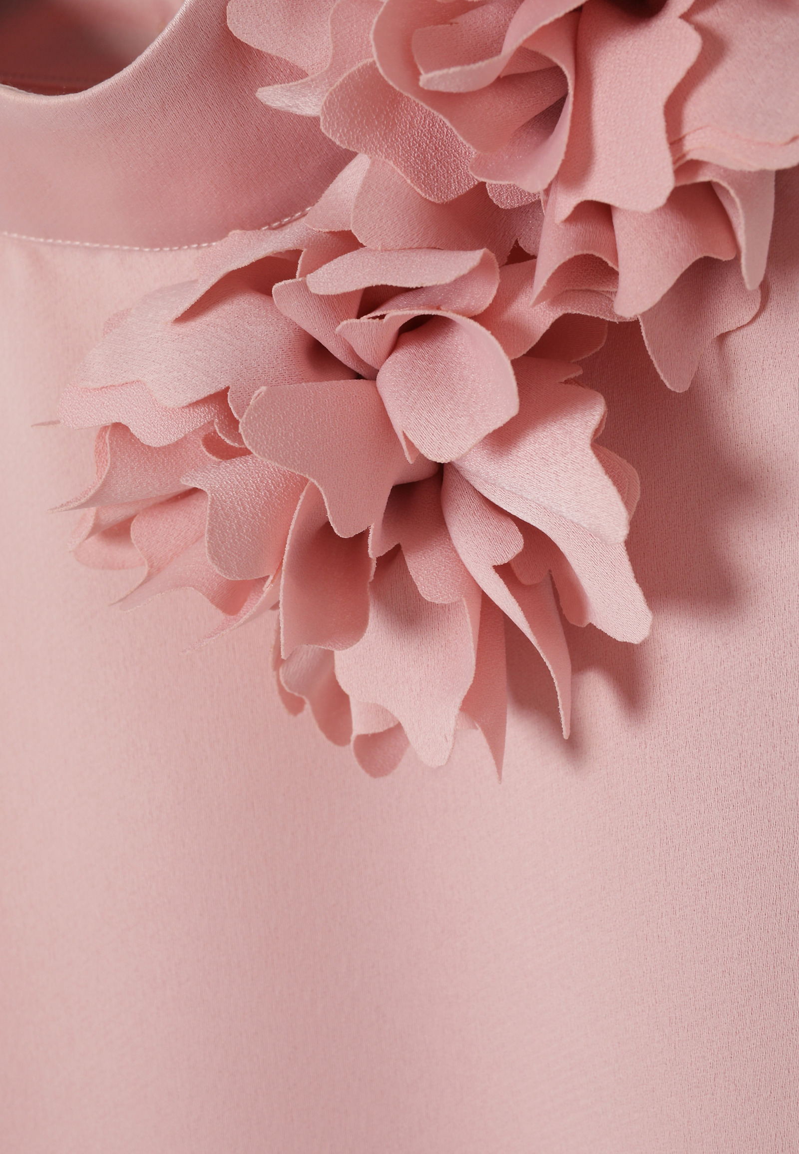 WOVEN BLOUSE WITH FLORAL MOTIF — FLORIANA WOVEN BLOUSE WITH FLORAL MOTIF — FLORIANA PINK 105226