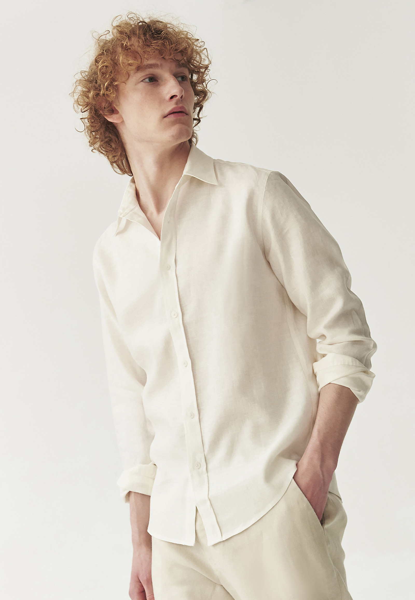 FÉRFI LINEN ING - MARCO SLIM FÉRFI LINEN ING - MARCO SLIM FEHÉR 110226